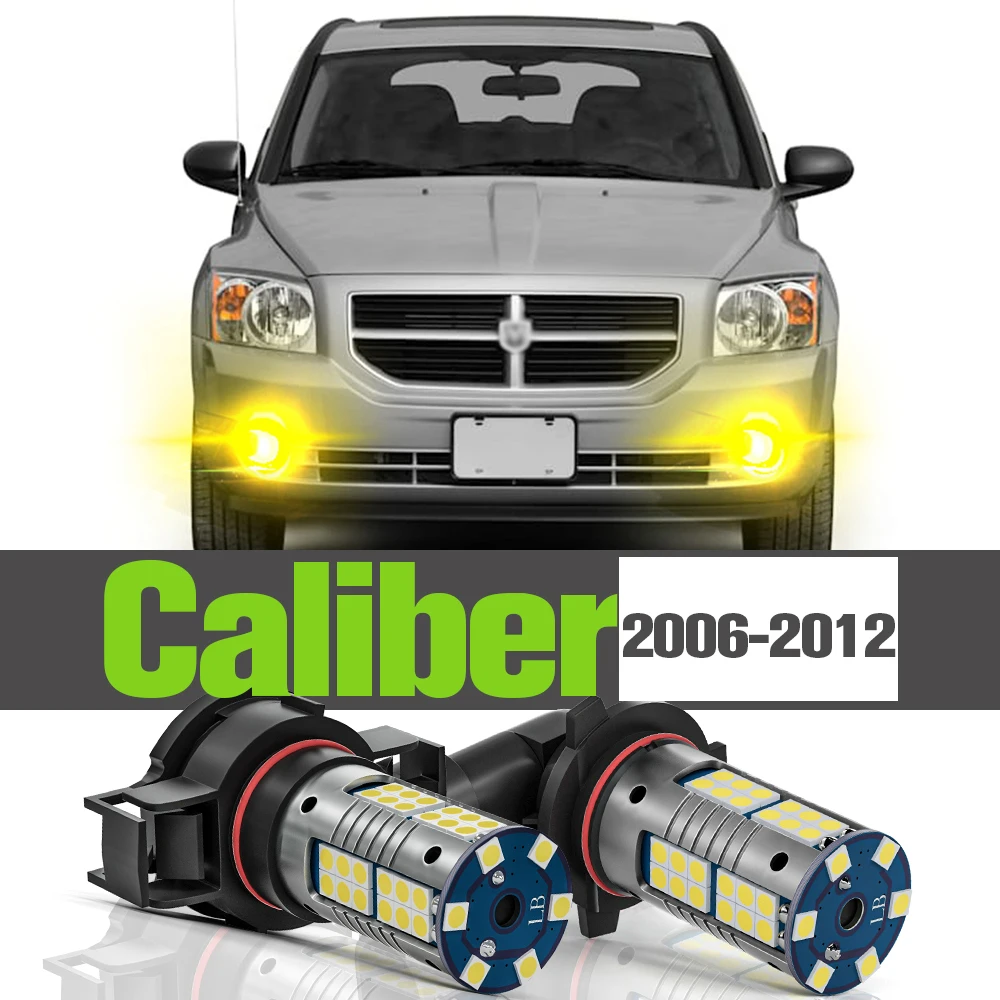 

2x LED Fog Light Accessories Lamp For Dodge Caliber 2006-012 2007 2008 2009 2010 2011