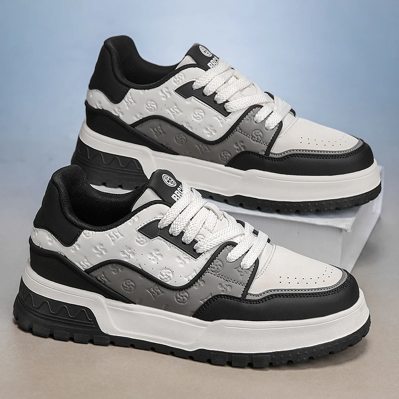 أحذية رجالية راقية، خريف 2025 أحذية عصرية جديدة متعددة الاستخدامات، أحذية رياضية بنعل سميك على الطراز الكوري، أحذية رياضية عصرية منخفضة الارتفاع #1