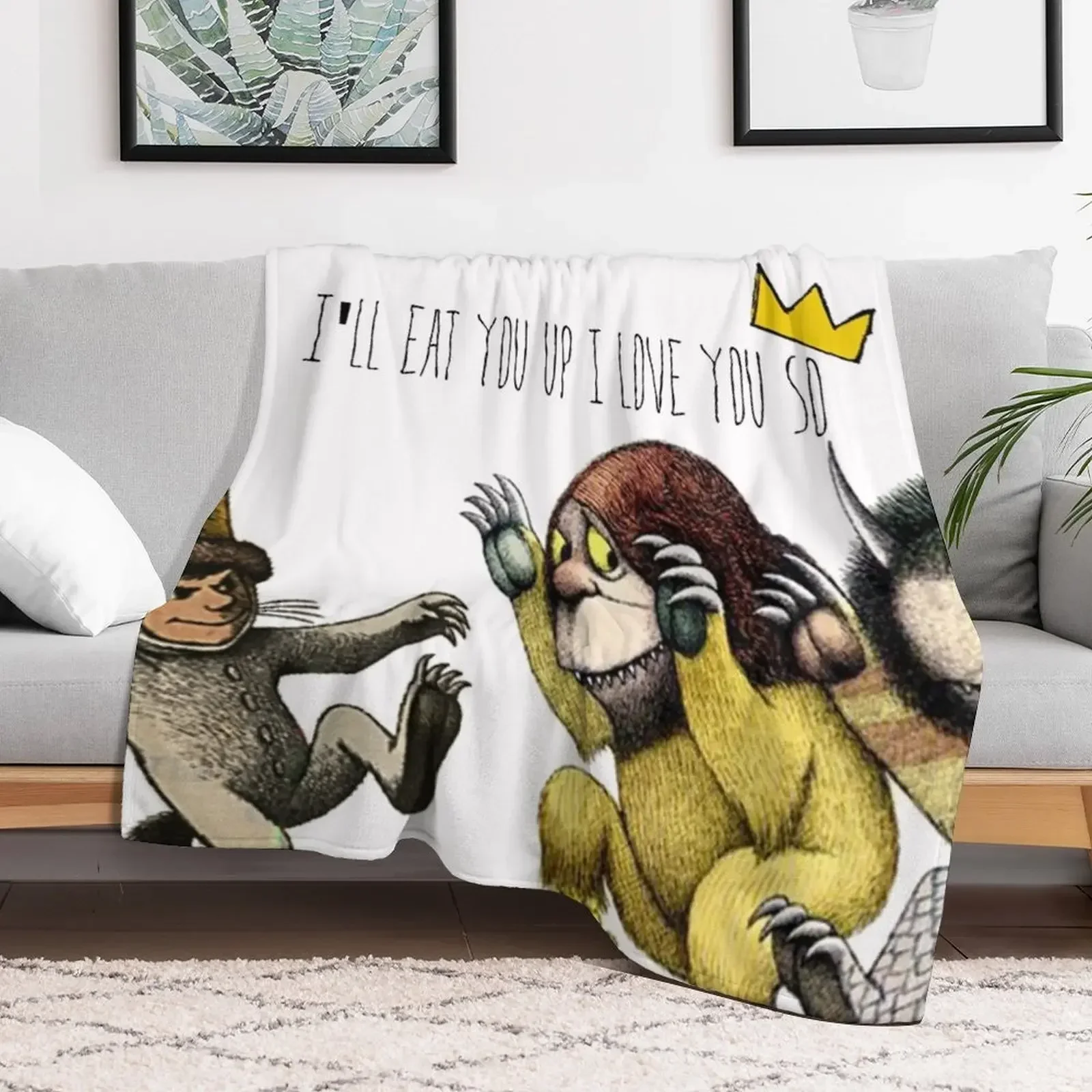 Where The Wild Things Are Throw Blanket Beautifuls Thermal Cute Blankets