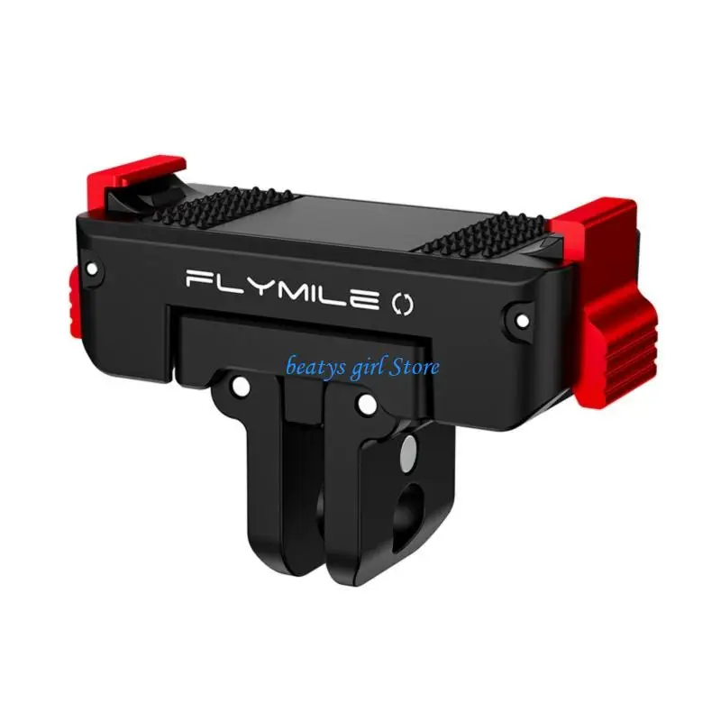 

C7AB MultiFunctional Quick Release Base For Action 6 Helmet Cameras Mount Secure Clip