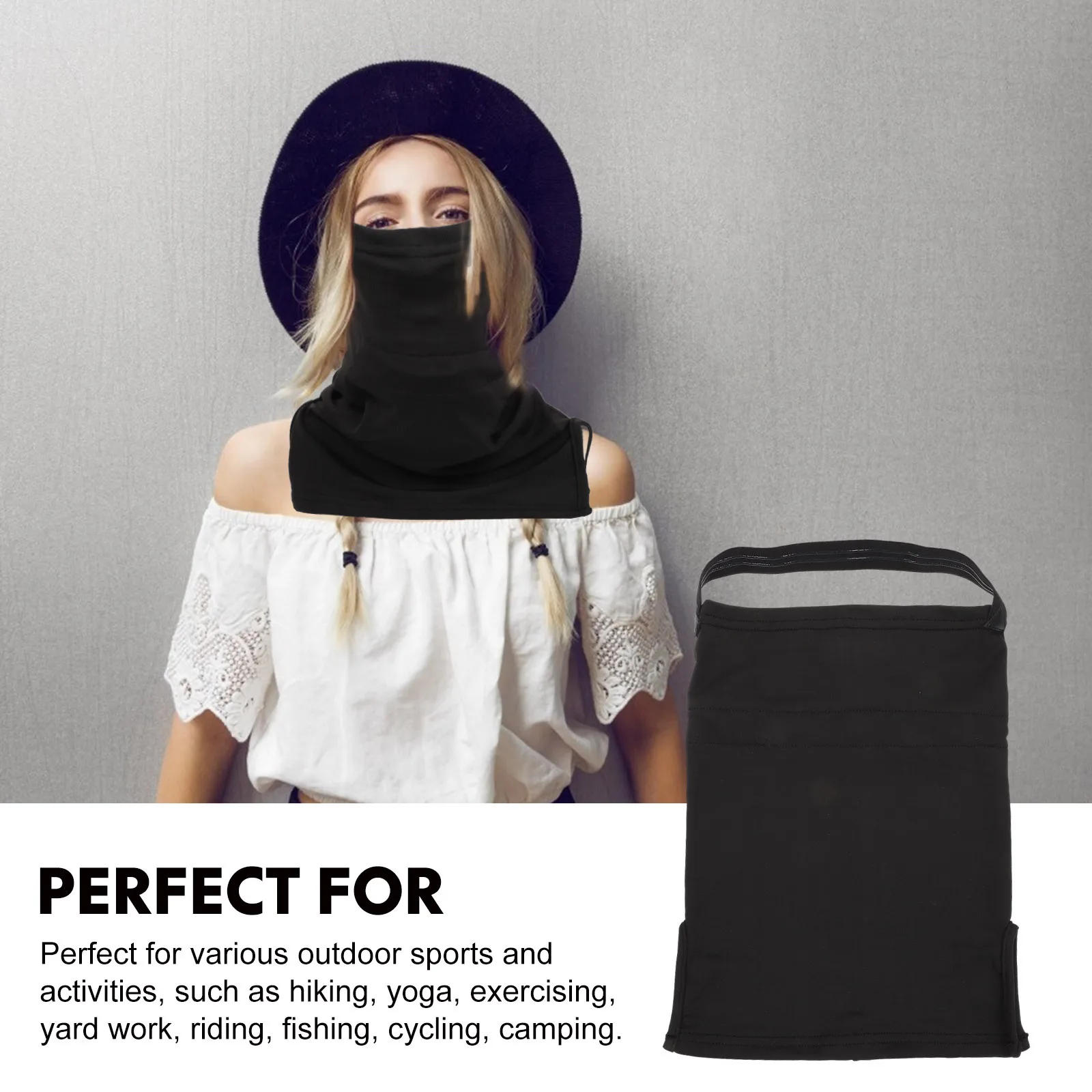 

1Pcs Winter Face Mask Cold Protection Hooded Design Lightweight Breathable Warmer for Cycling Skiing Riding Outdoor Sports