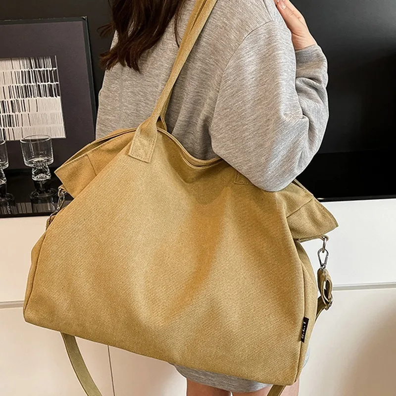 Fashion Explosion Casual Canvas Bag Women's Tote Bag Casual Commuter Large Capacity Shoulder Messenger Bag Women - view 4