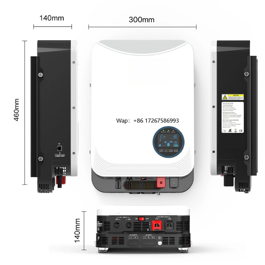 

Smart Hybrid Solar Inverter | 4.2kw/6.2kw | Integrated Inverter and Charge Controller | WiFi/