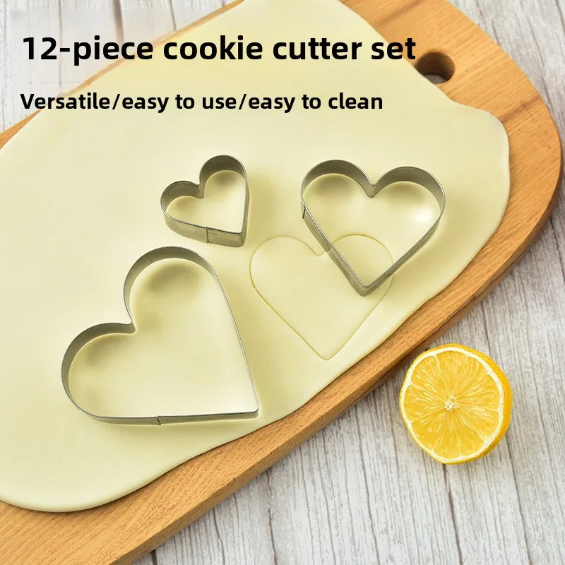 

Набор формочек для печенья из нержавеющей стали, набор форм для печенья, креативные формы для печенья, форма для выпечки «сделай сам», кухонная столовая, бар