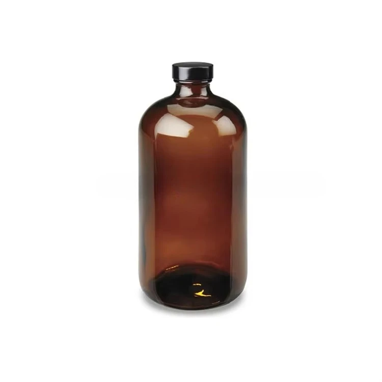 

32 Oz Boston Round Glass Bottle BGB-32-LD For Lab Drying Equipment
