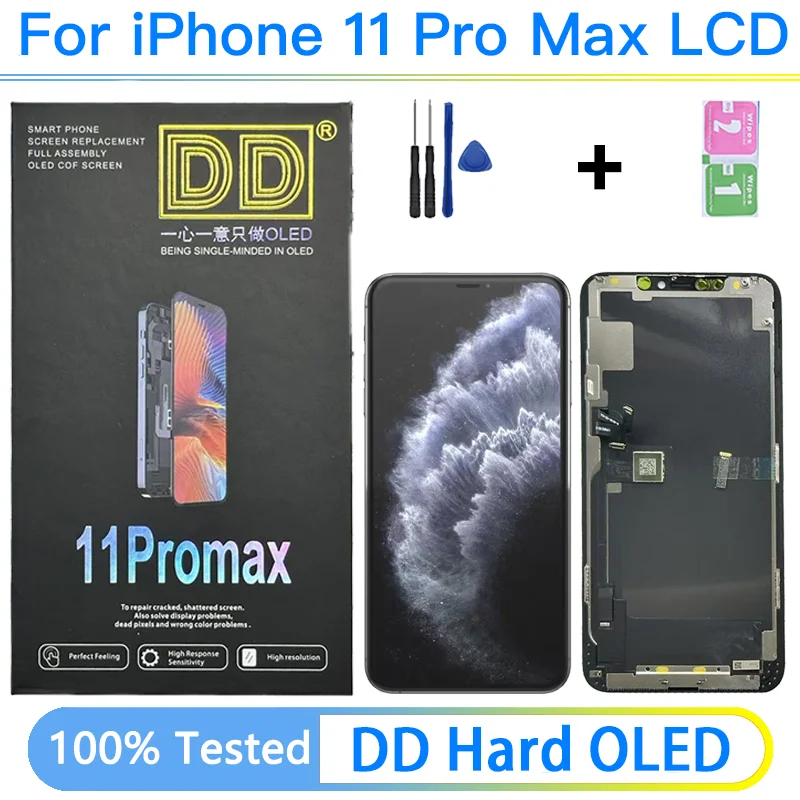 DD Hard OLED LCD Display For iPhone 11 Pro Display LCD Screen Touch Digitizer Assembly For iPhone 11 Pro LCD
