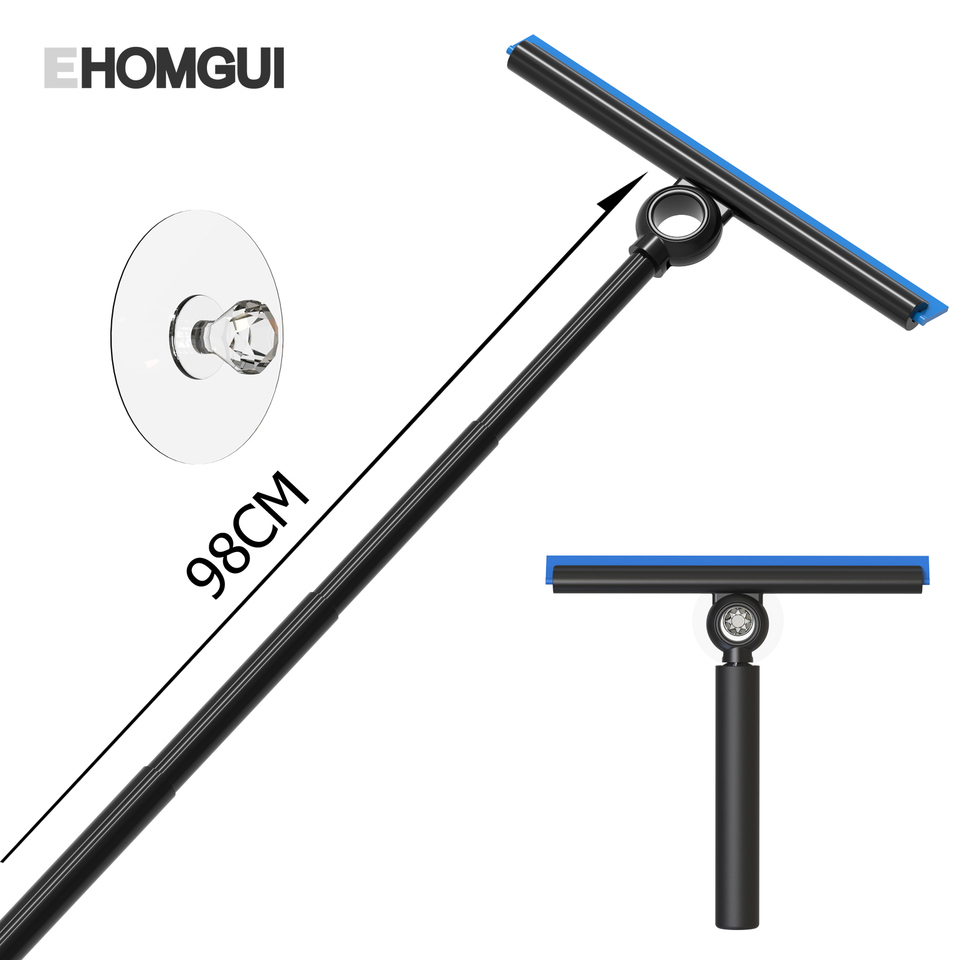  EHOMGUI Telescopic Shower Squeegee for Glass Door Wiper Scraper Cleaner Bathroom Mirror Wiper Scraper Glass Cleaning 