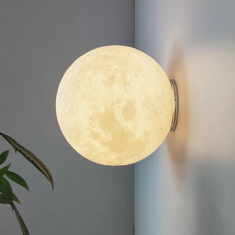 ثلاثية الأبعاد طباعة عاكس الضوء السرير الجدار مصباح غرفة المعيشة غرفة الأطفال جو ليلة ضوء المنزل المدخل الممر درج غرفة نوم الشمعدانات