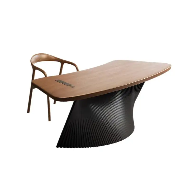 Asthetic Desktop Office Desk Designer Big Funny Luxury Modern Office Desk Organizer Wooden Large Mesa De Escritorio Furniture