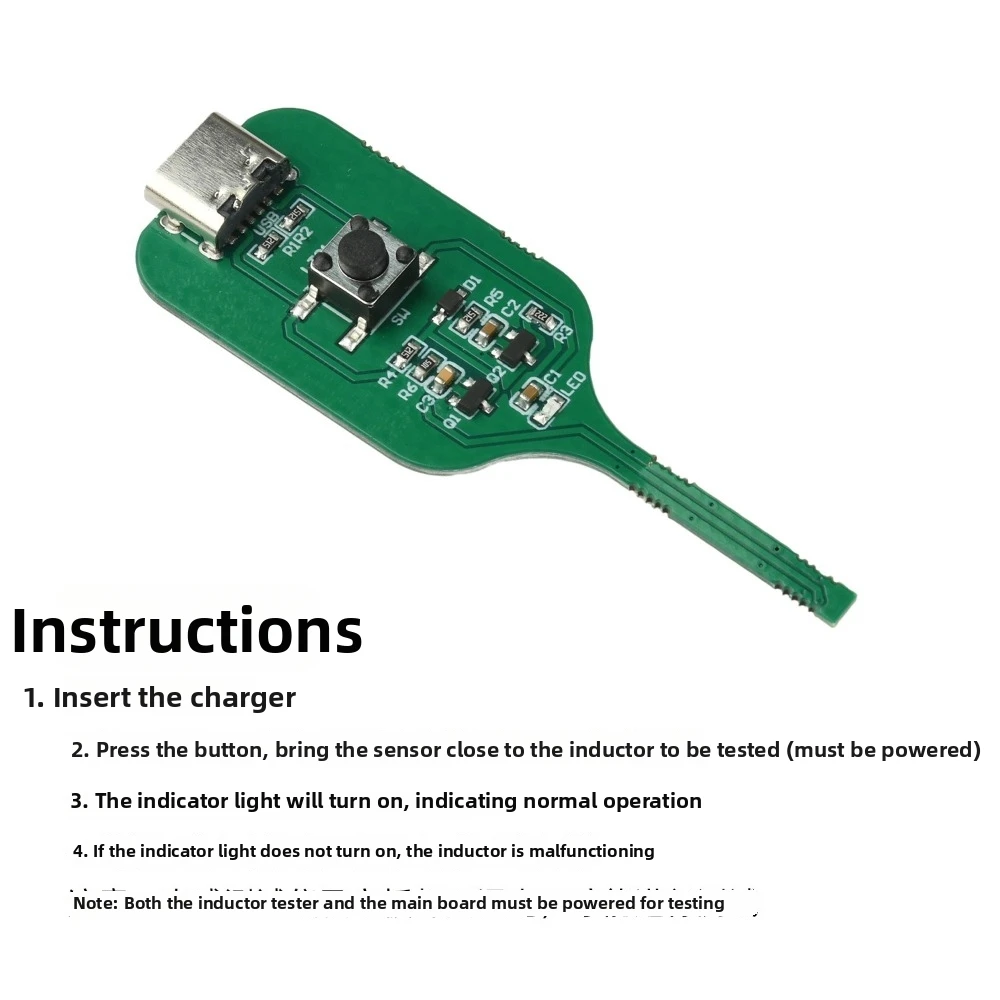 USB Type-C Port Inductance Tester Electromagnetic Induction Fast Fault Locating Capacitance Tester Rapid Troubleshooting