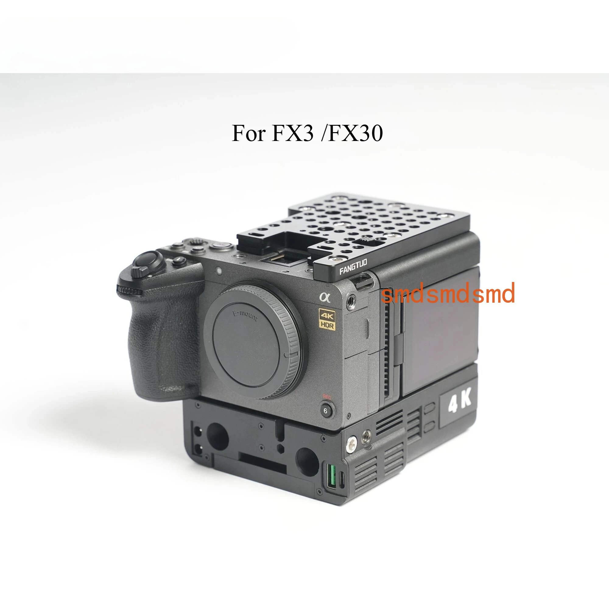 Kit   for sony fx3 cinema camera  fx30 V-Mount Battery Plate Expansion Module Cineback
