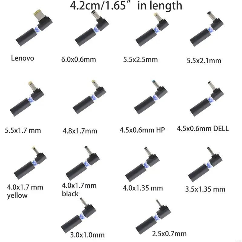 100W磁気5.5x2.1mmから2.5 3.5 4.5 4.8mm lapto 83cfのパワージャックの場合