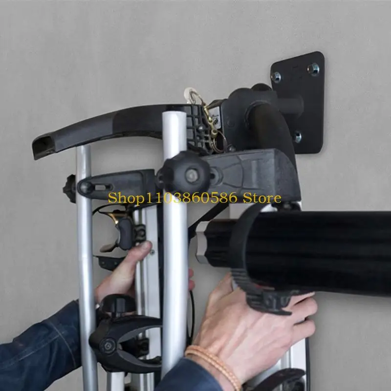 242A Universal Aluminum Bike Storage Hanger Featuring Rust Resistant Finish And Easy Installation Process Wall Mount Bracket