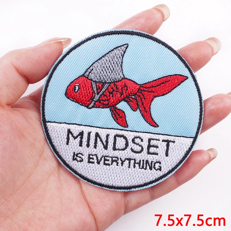 Japan Fish Lucky Cat Mount Fuji Patch Eisen auf Patches für Kleidung bestickte Patches auf Kleidung schmelzbare thermoadhäsive Patch