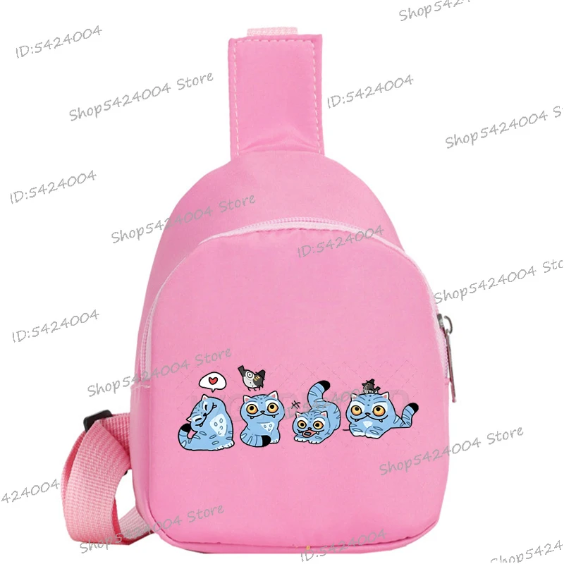 الأطفال حقيبة صدر للرجال أنيمي الكرتون شخصيات الفيلم هدايا عيد ميلاد بنين بنات البوب حقيبة كتف حقيبة كروسبودي صغيرة محفظة الوردي
