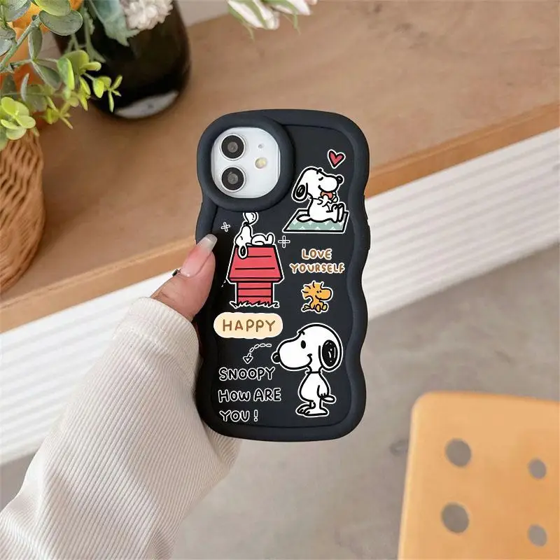 Candy Color Snoopy Cute Case for Huawai Honor X9A X8A X7A X9B X8B X7B X8 X6 90 Lite 5G Nova 3i Y70 P40 Lite Y9 Prime 2019 Cover