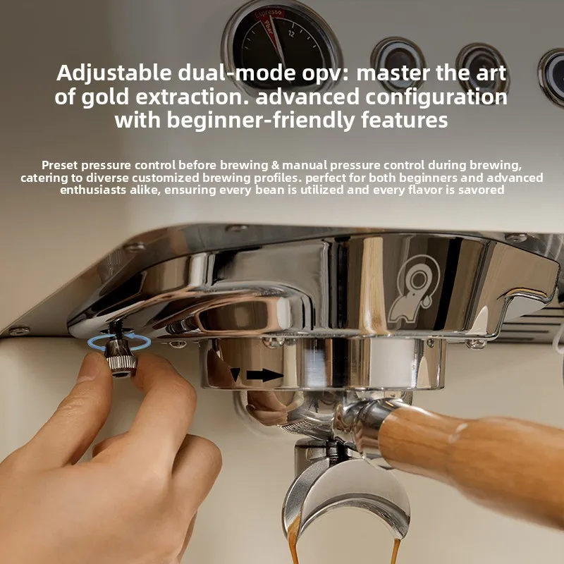 3028A Small Household Semi-automatic Coffee Machine, Italian Extraction Boiler Machine Gift