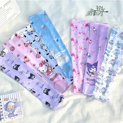 Sanrio Kuromi Mymelody Ice Silk Arm Sleeves Anime Cartoon Women's Sun Protection Sunscreen Sleeve Summer Cool Quick Dry Gifts