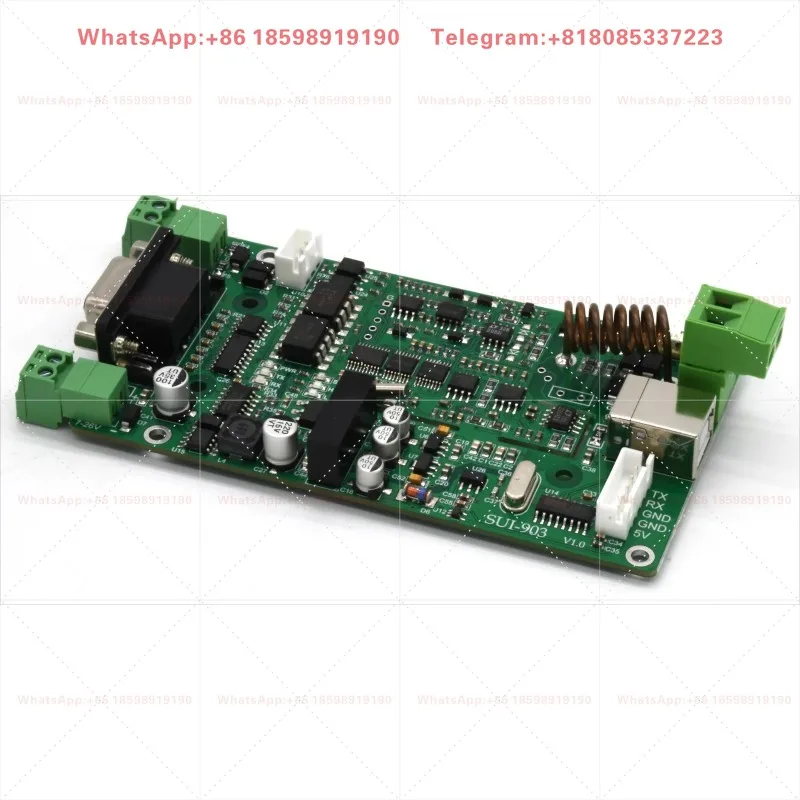 SUI-903 Ammeter uA Current Detection Card - Serial Communication, Measures ±Current (500uA-2A Large Current)