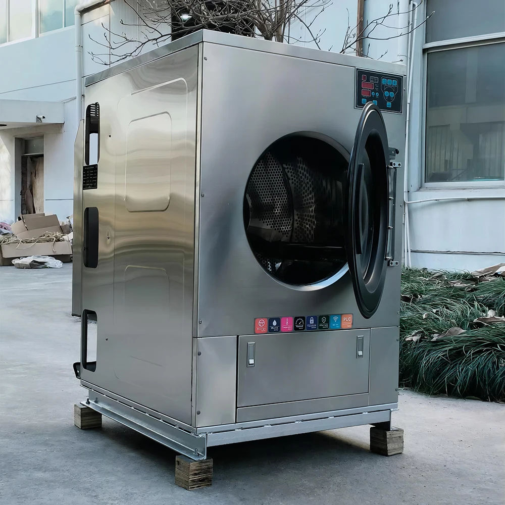 Industrial Dryers with Motor Three Heating Methods Electric Gas Steam 15kg Capacity Semi-Steel Dryer for Laundry Shop Use Pro