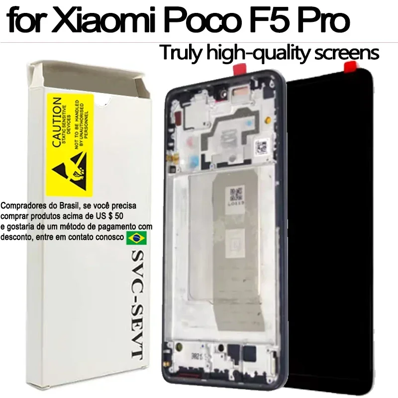 High Quality 120Hz Replacement For Xiaomi Poco F5 Pro 23013PC75G