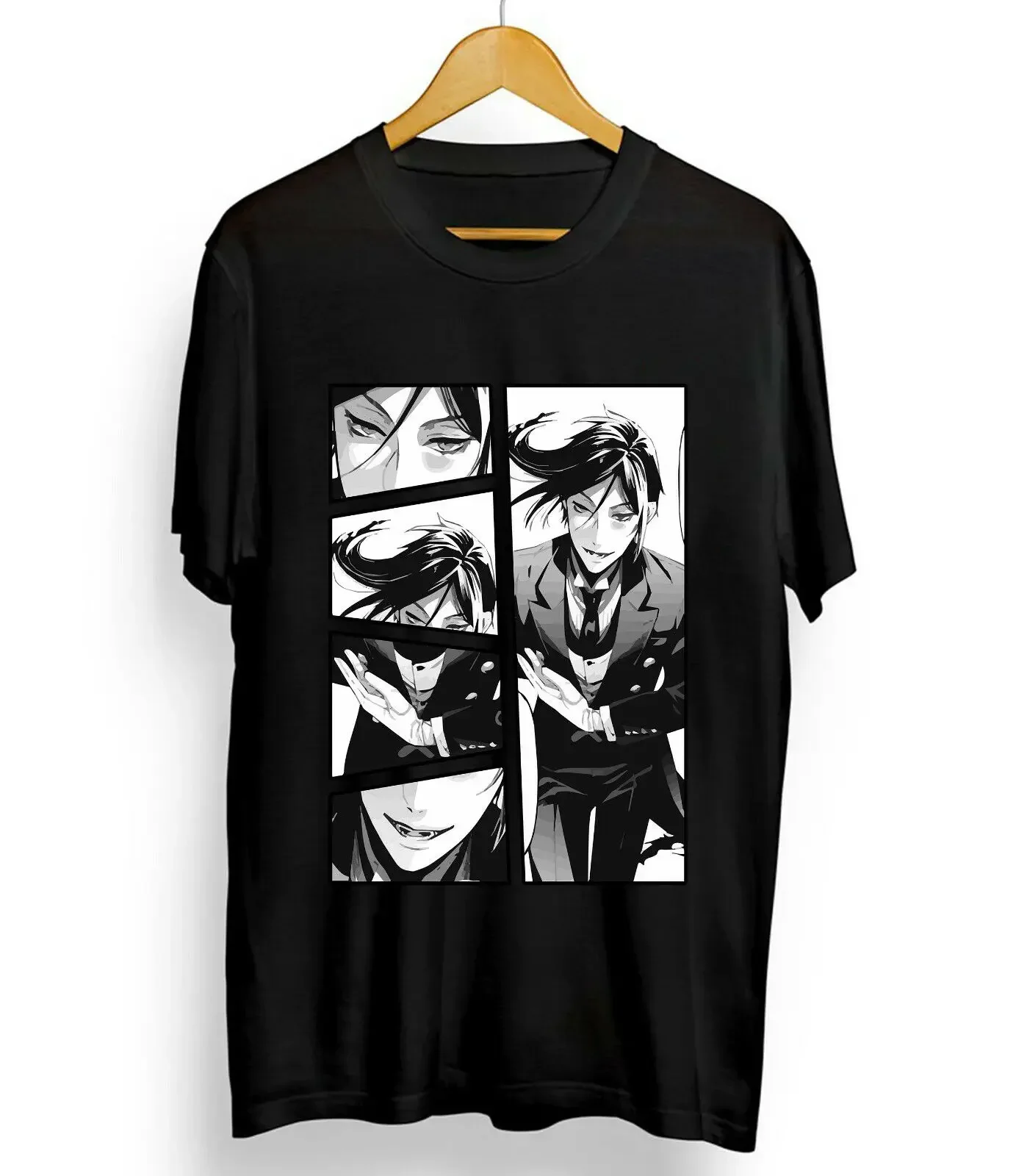 Black Butler T-shirt Sebastian,Kuroshitsuji,Toboso Yana, japanese, Anime shirt