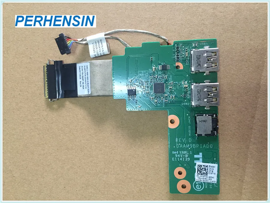   For DELL 15 5577 USB Audio I O BOARD CHA01 DAAM9BPIAD0 3VFY4 03VFY4