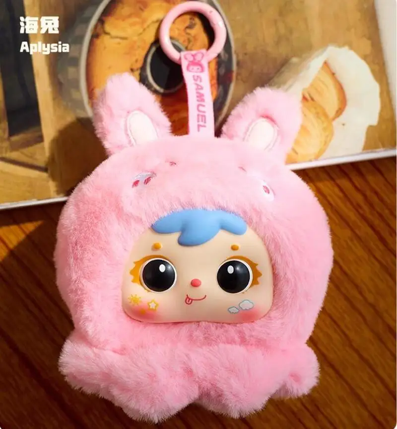 Подлинная серия Samuel Ocean Mobilization, плюшевая подвеска, глухая коробка, милое океанское животное, виниловая плюшевая кукла, сумка, подвеска, аксессуары, подарок