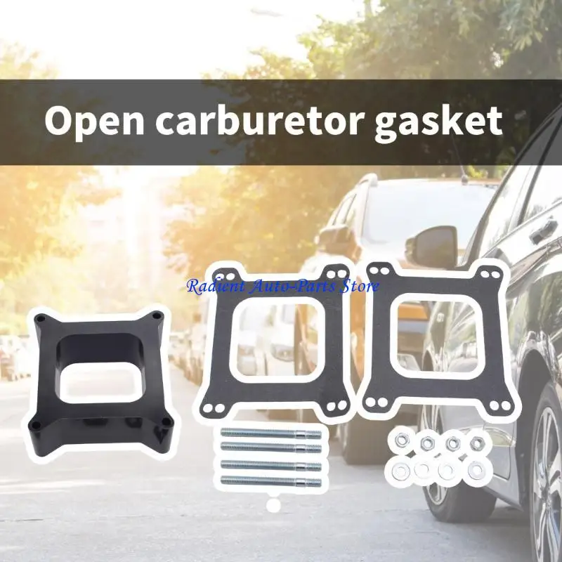 

T3EF 2in Open Phenolic Carburetor Spacer Auto Accessories for 4bbl BBC