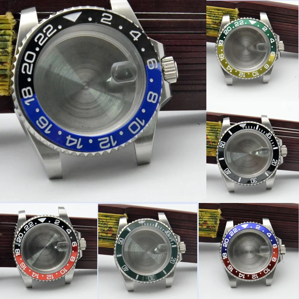 Stainless steel Case for Miyota 8215 8205 8200 for Mingzhu 2813 3804 watch movement Watch accessory replacement parts