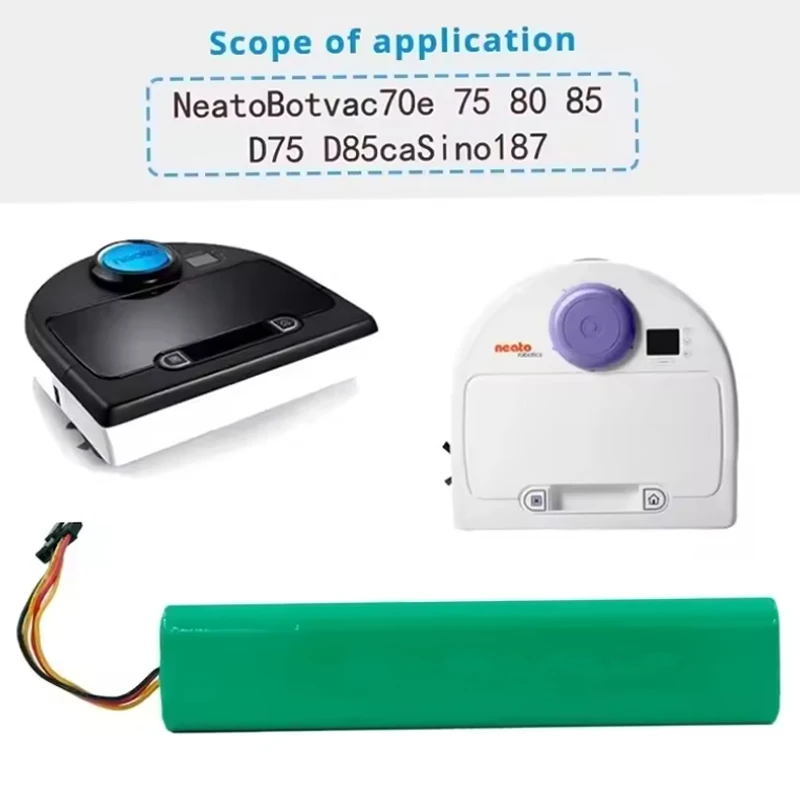 12V 8000mAh-3500mAh D7000/D7500/D8000/D8500 d75 D80 D85 70e 75 80 85 D865 Vweeper Robot Battery NI-CD/MH