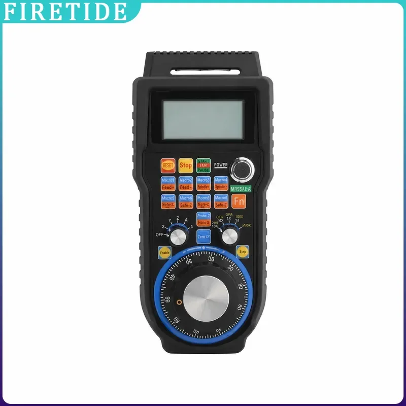 4 Axis Wired MPG Pendant Handwheel, Manual Pulse Generator Electronic Handwheel for CNC Milling Machine and Mach3 Controller