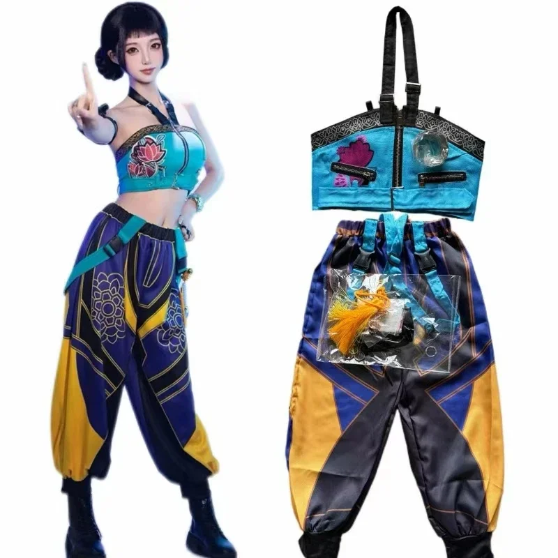 Kids Kpop Demon Rumi Zoey Mira Cosplay Hunters Huntrix Costume Girls Group Idol Role play Halloween Carnival Party Outfit Suit