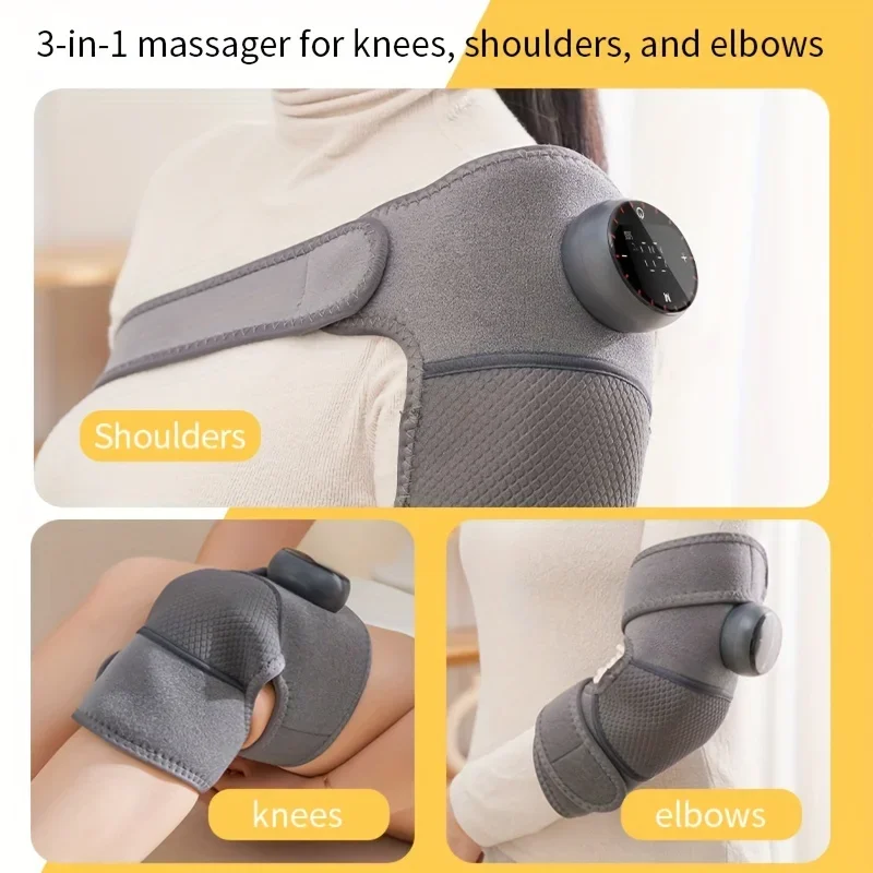 Dual Hinged Knee Brace Knee Support for Swollen Tendon Ligament Meniscus Injurie Knee Temperature Massager