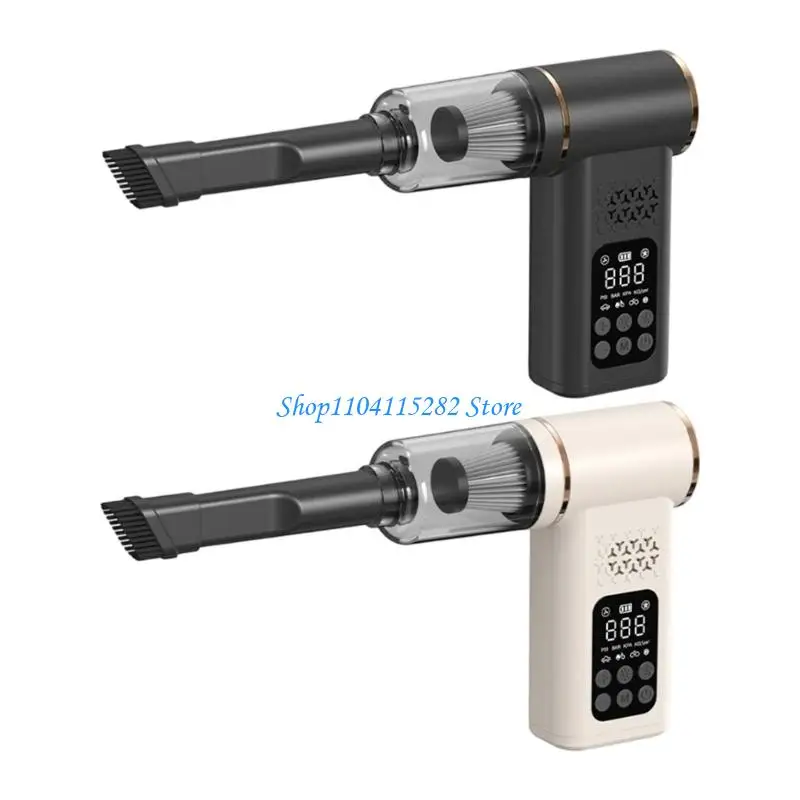 Digital Tire Inflator Car Vacuum Portable ABS Design for Emergency