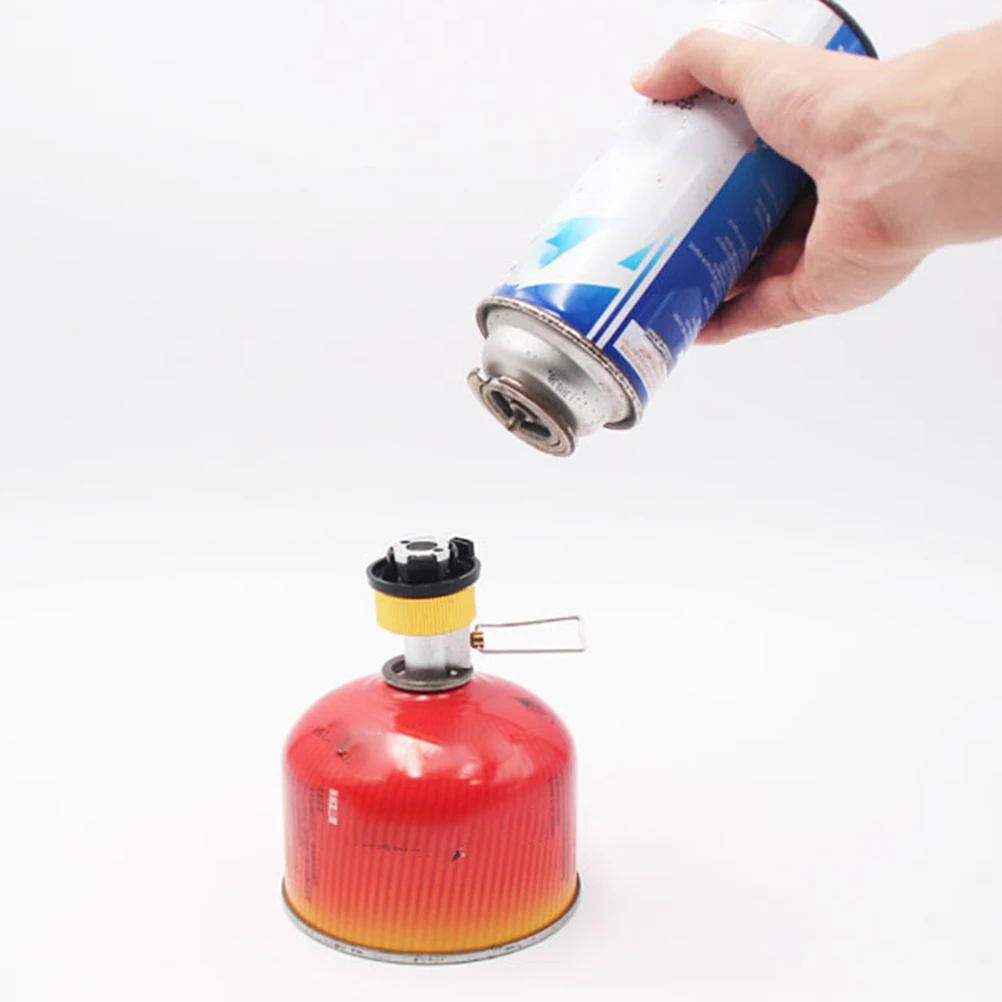 

Gas Tank Refill Valve Cylinder Adapter Propane Converter Outdoor Flat Filling Tool Copper BBQ Supplies Aluminum Durable Compact