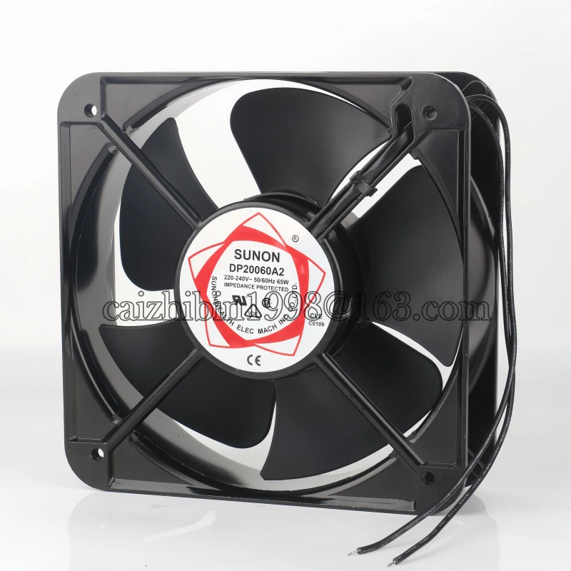 Новый оригинальный SUNON 200 В AC220-240 В 65 Вт DC EC 20060 200X200X60MM 20 см промышленный шкаф алюминиевая рамка DP20060A2 охлаждающий вентилятор