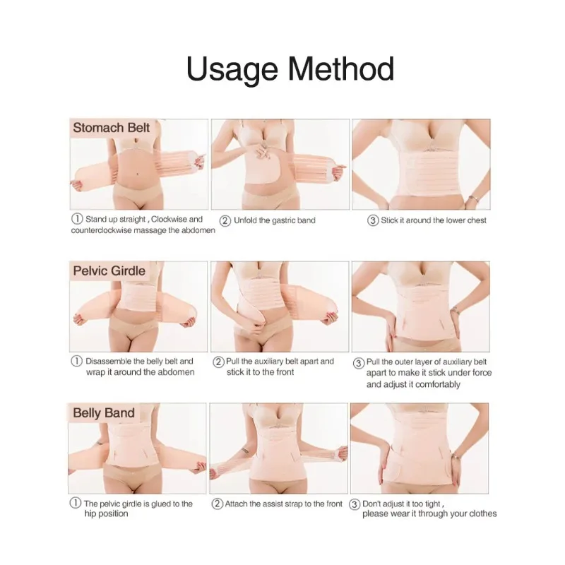 Waist Trainer Belt for Women Trimmer Belt Waist Trainer Sweat Slimming Sports Shaper Corset Tummy Control Body Shaper - view 3