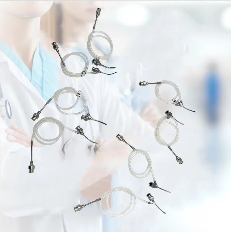 Coaxial I/A Cannula Tools Ophthalmic Double Parallel Tube Injection Needle Ophthalmic Surgical Instruments