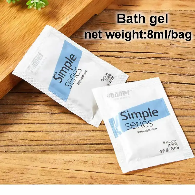 Free Shipping Bath Gel Shampoo Pocket Hotel Supplies Personal Care Appliance Wholesale Cleaning Body Hair  Silky Aroma