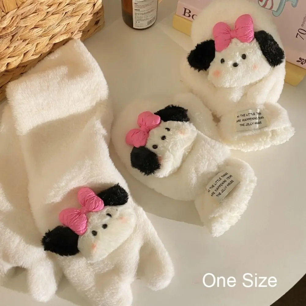 New Cross Scarf Cartoon Soft Neckerchief Wrap Windproof Cold Protection Neck Warmer Winter