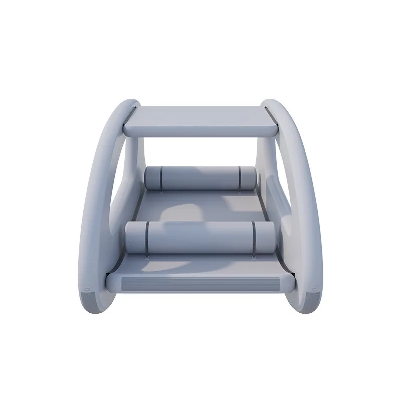 Outdoor large inflatable houseboat, water entertainment travel catamaran