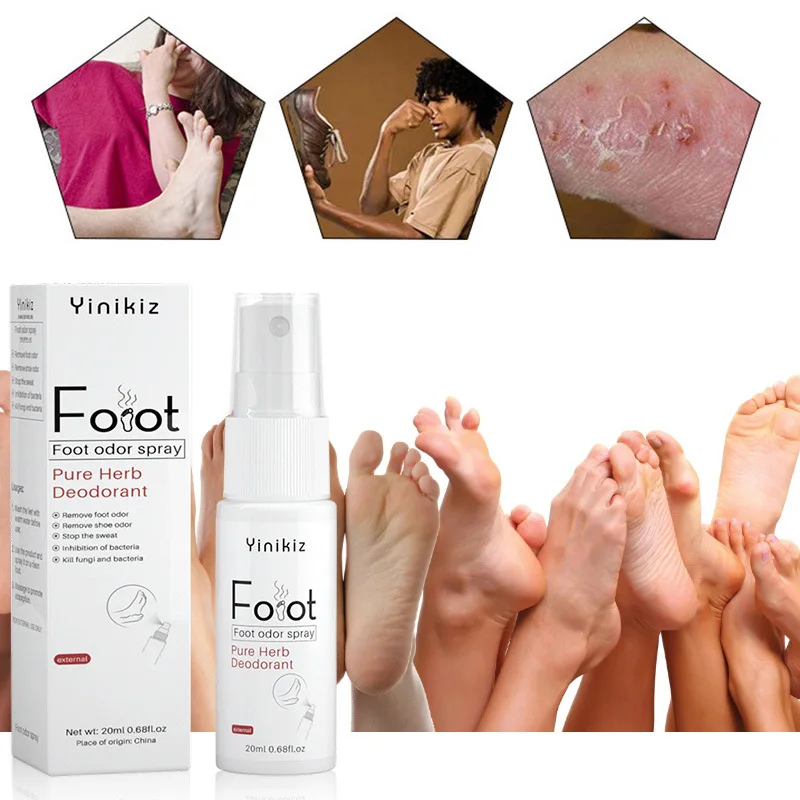 Foot Odor Spray Deodorant Odor Removal Spray Foot Artifact Footwear And Socks Feet Serum Anti-itch Anti-sweat Powder Foot Care