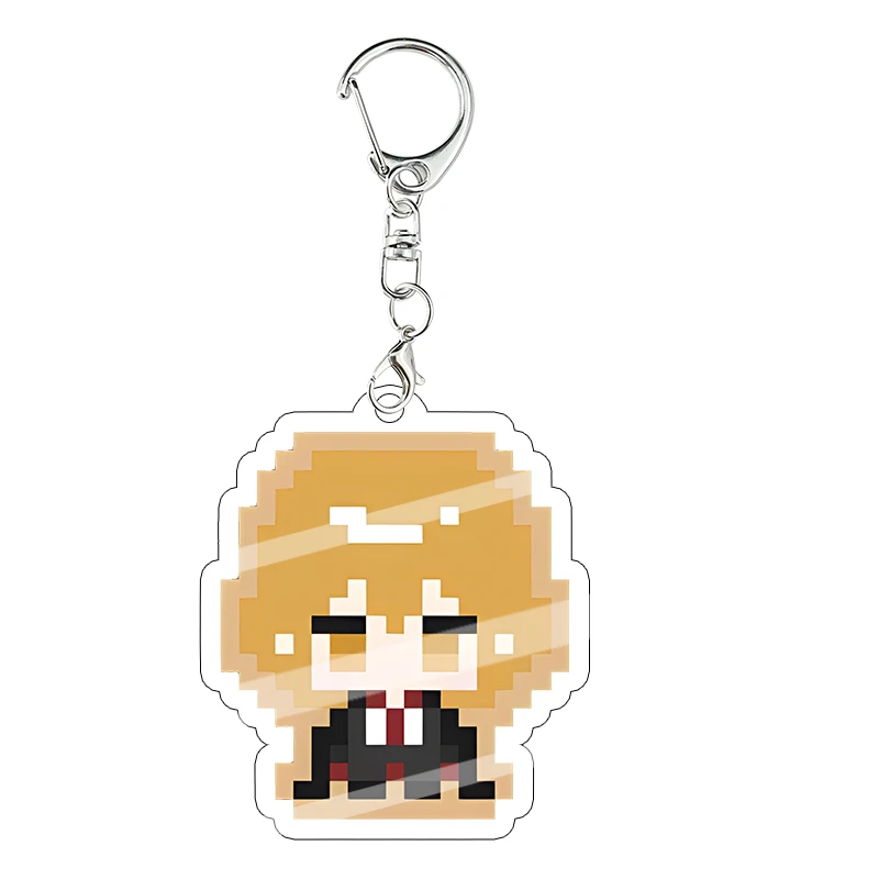 Limbus Company Ryoshu Meursault Acrylic Keychain Pendant Anime Cartoon Decoration Accessories School Bag Girls Birthday Gift view 4