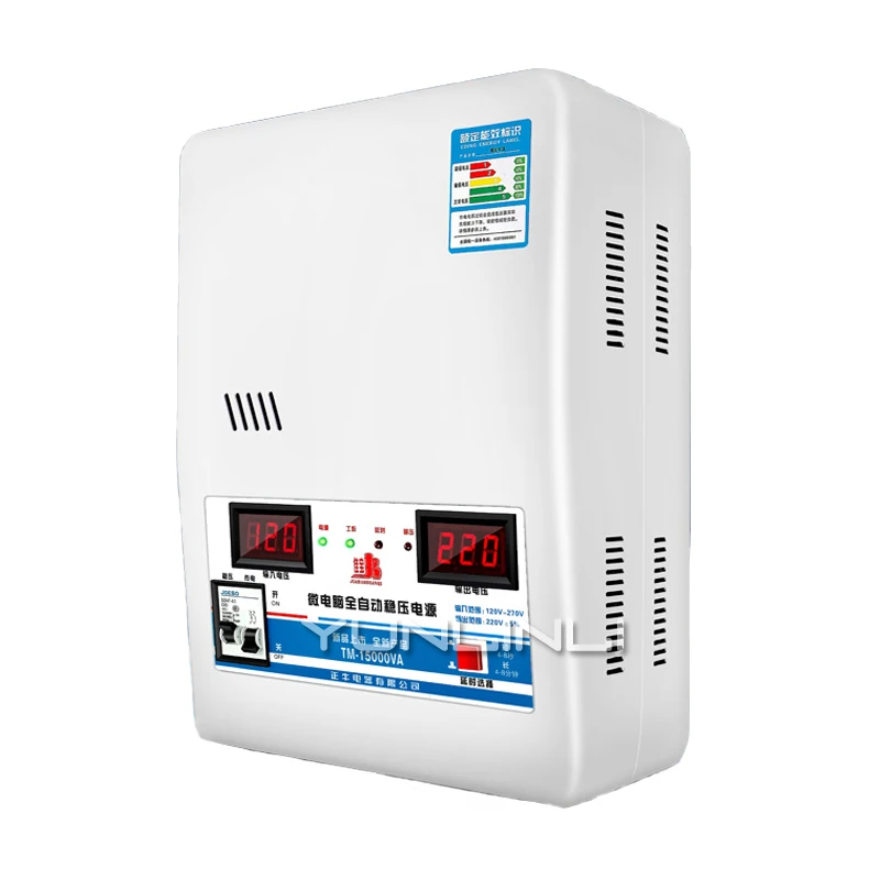 Voltage Stabilizer 15KW-20KW with Input 130V-260V Output 220V Household Appliance Auto Stabilized Power Supply Tool TM-15000VA