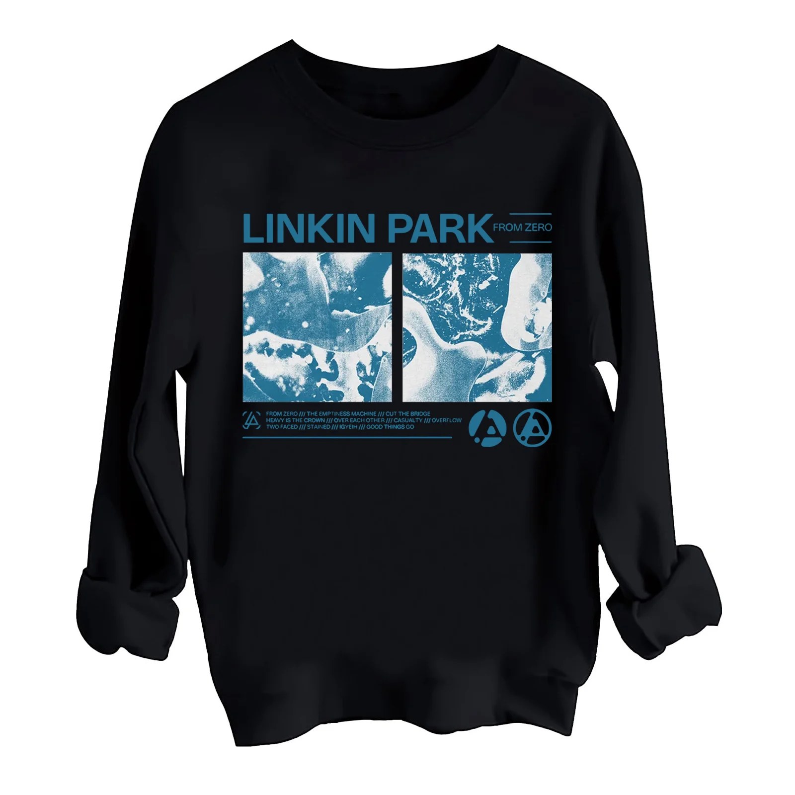 

Linkin-Park From Zero Sweatshirt Harajuku Round Neck Long Sleeve Oversized Popular Music Hoodie Fans Gift