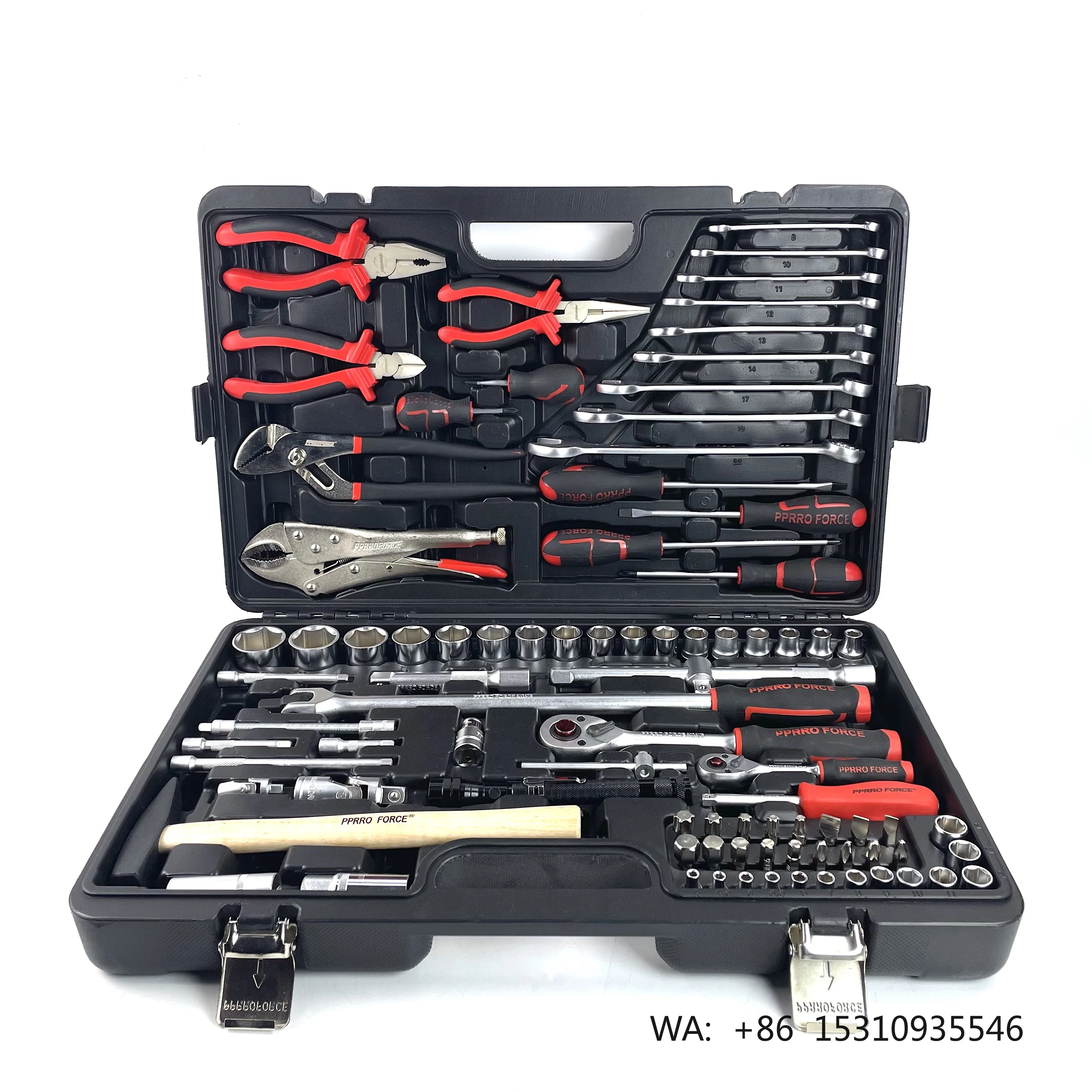 87 Pcs Multi Functional Hardware Hand Tools Sets Gift Repair Toolbox Combination   Tool Set Car Repair Tool Case