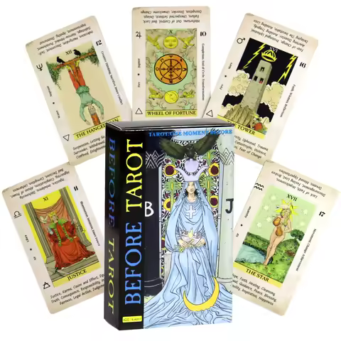 Before Tarot Deck Cards About 10X6cm For Family Party High Quality Fortune Telling Divination Tarot Cards Deck Game