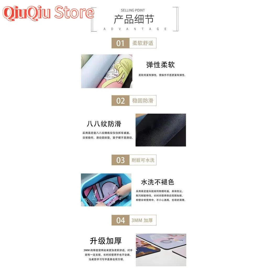 Marvel DC Mouse Pad Spider-Man Iron Man Thor Revivor Ký túc xá Bàn phím Pad Bàn lót Đường may Tùy chỉnh