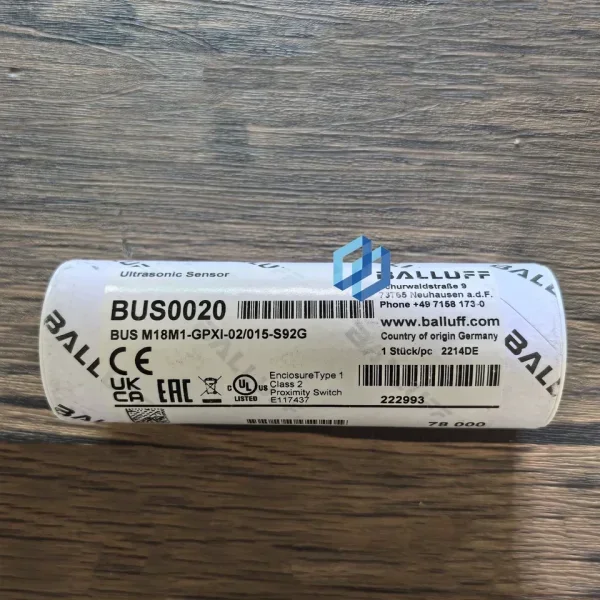 

2026 Bus0020 Busm18m1-gpxi-02/015-s92g Ultrasonic Sensor Brand Brand New Original Spot Plc